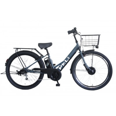 【100%完成車納品】 PELTECH　27.5　V型電動アシスト自転車外装6段 TDA−728L【配送不可地域：離島・沖縄県・東北・関東・信越、北陸・近畿・中国・九州】【1626786】